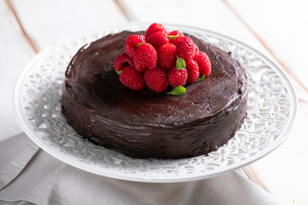 Gluten-free Raspberry Sacher