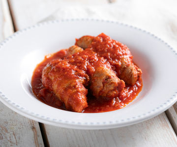 Roman-style veal rolls