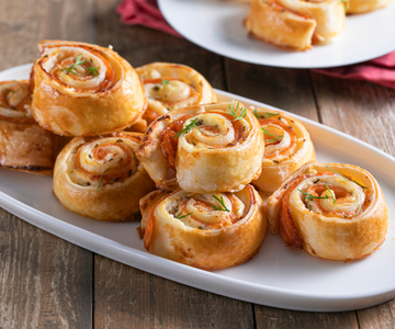 Puff pastry pinwheels