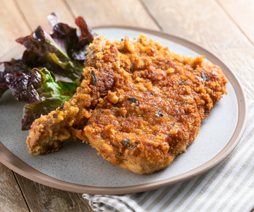 Aromatic Milanese veal cutlet