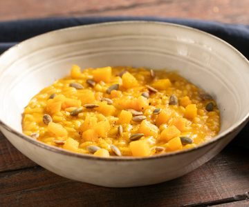 Pumpkin and Seed Risotto