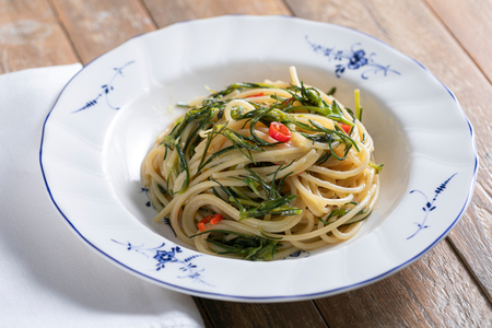 Pasta with agretti