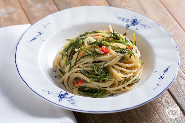 Pasta with agretti: easy, quick and springtime recipe