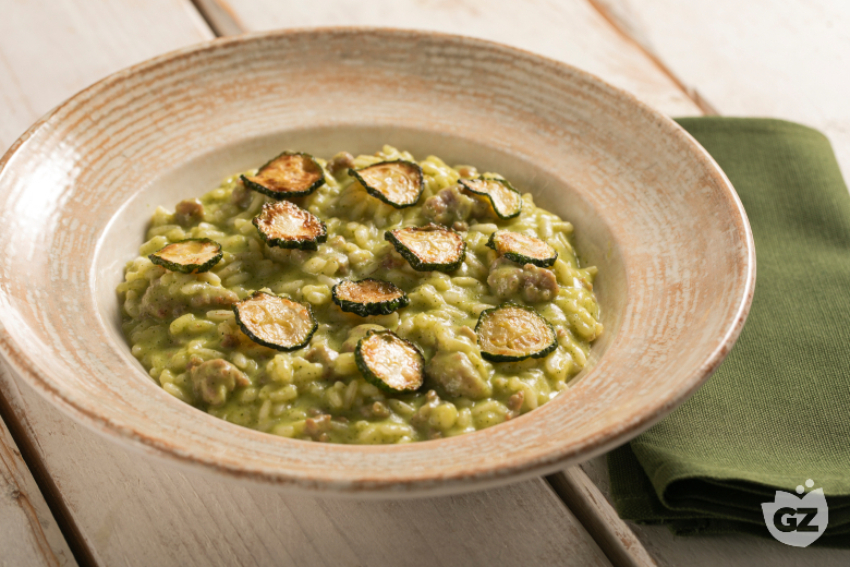Zucchini and Sausage Risotto