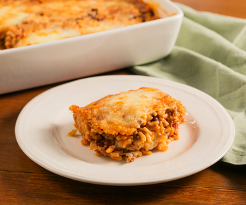 Rice Timbale with Meat Sauce