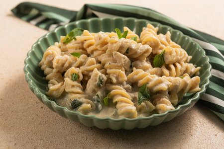 Creamy Eggplant Pasta