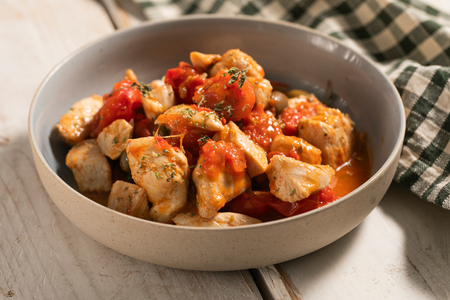 Mediterranean chicken bites