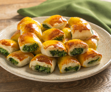 Chard and Ricotta Puff Pastry Bites