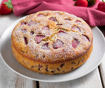 5-Minute Strawberry Cake