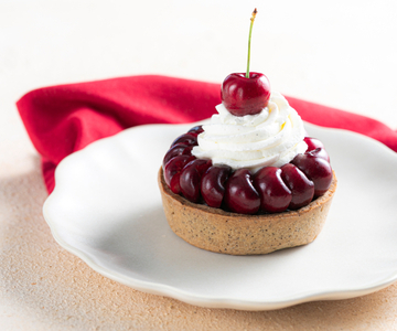 Coffee and Cherry Tartlets