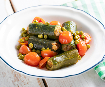 Pan-Fried Stuffed Zucchini