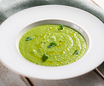 Fava Bean and Pea Soup