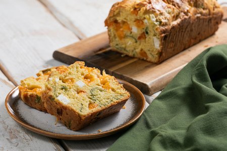 Savory Apricot, Arugula and Goat Cheese Loaf