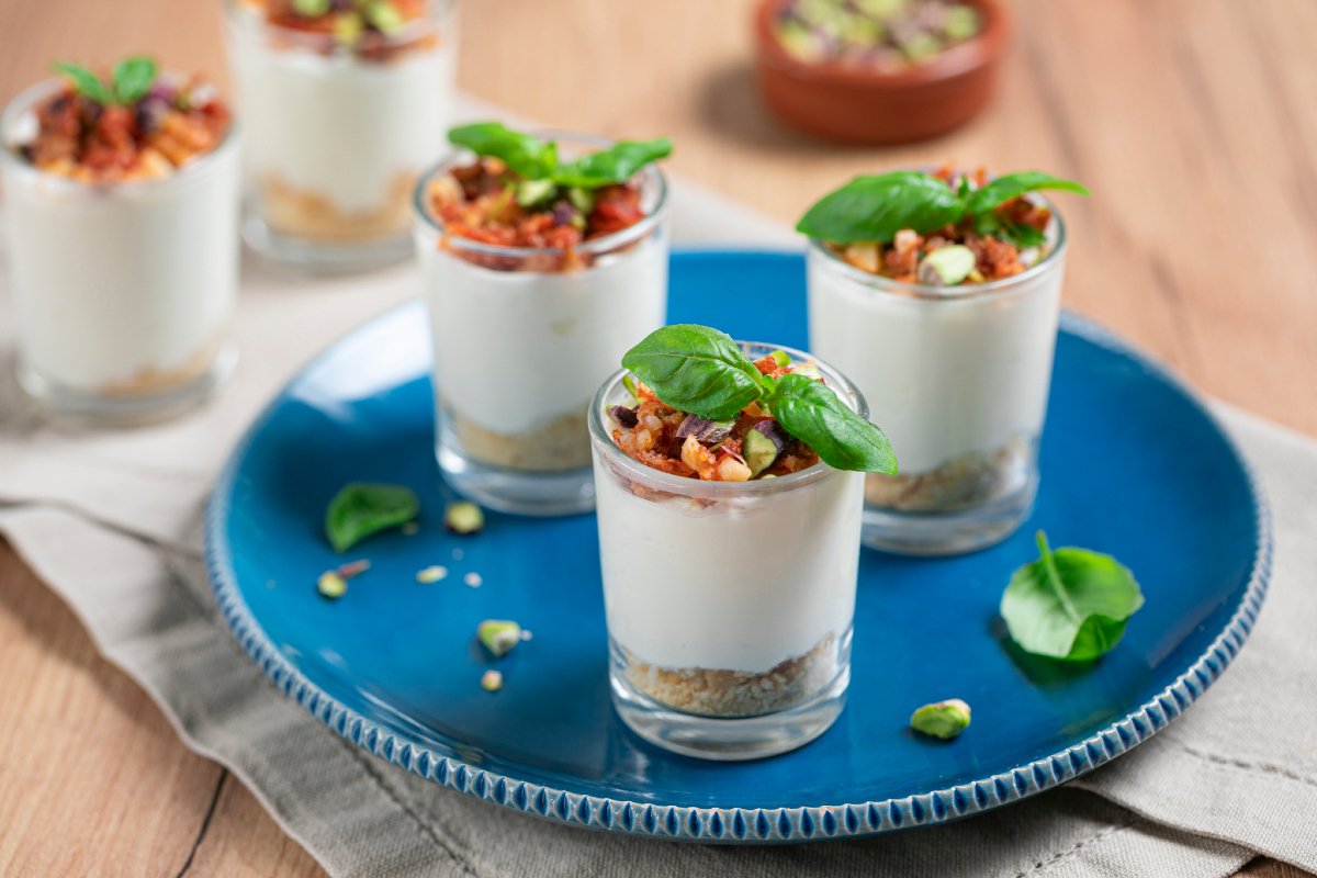 No-bake savory cups