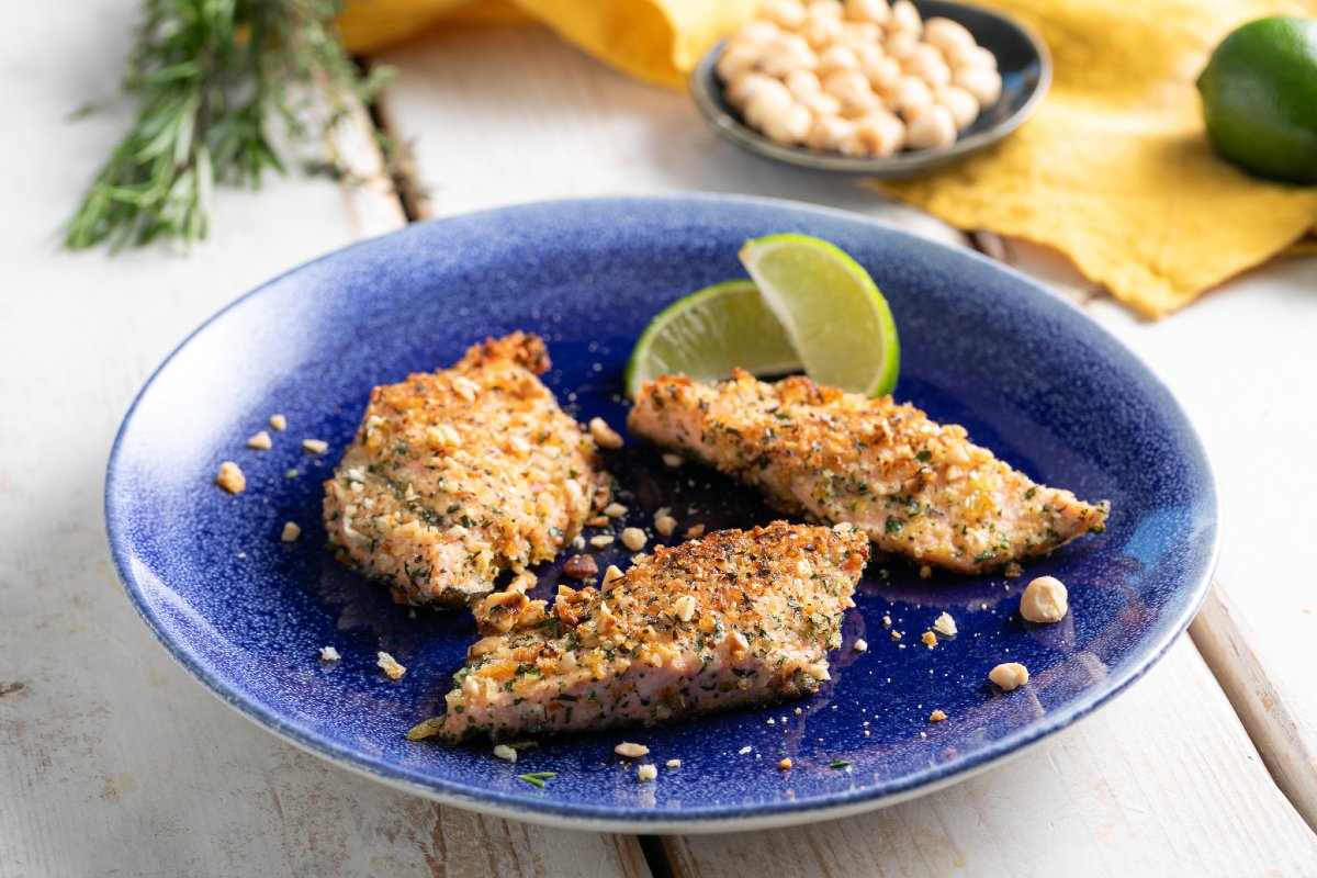 Hazelnut-Crusted Trout