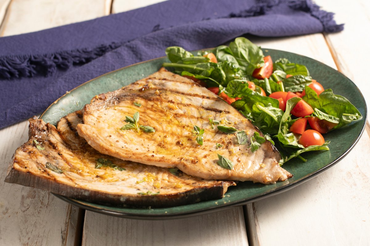 Grilled swordfish
