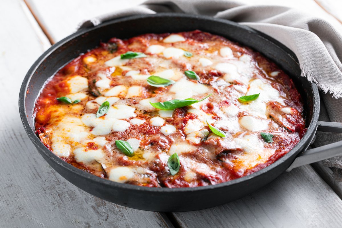 Skillet Zucchini Parmigiana