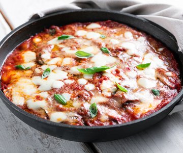 Skillet Zucchini Parmigiana
