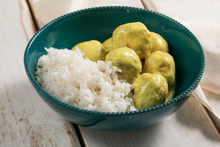 Coconut Curry Turkey Meatballs
