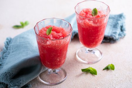 No-churn watermelon sorbet