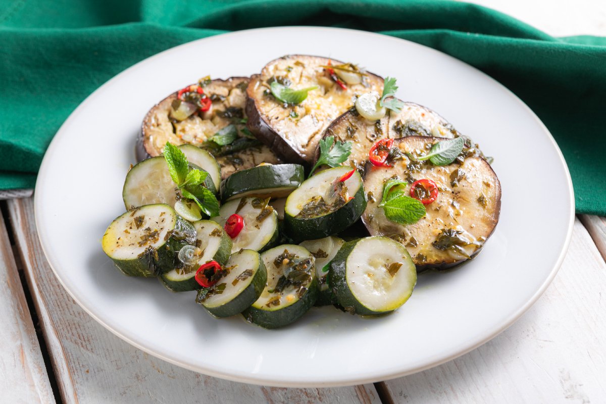 Marinated Zucchini and Eggplant