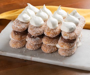 Vanilla, Coconut and Chocolate Dessert