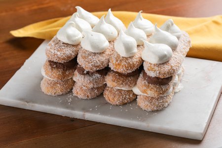 Vanilla, Coconut and Chocolate Dessert