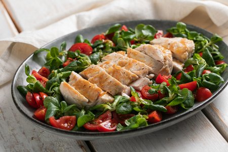 Sliced chicken breast