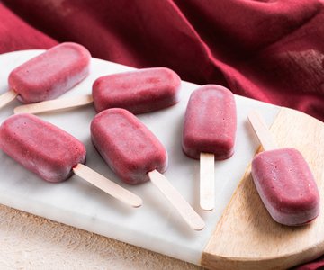 Lactose-free ice pops
