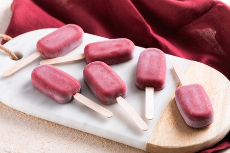 Lactose-free ice pops