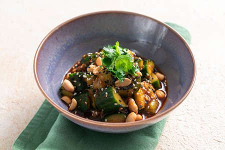 Asian-style cucumber salad