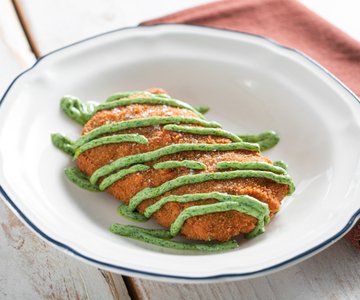 Fried stuffed anchovies