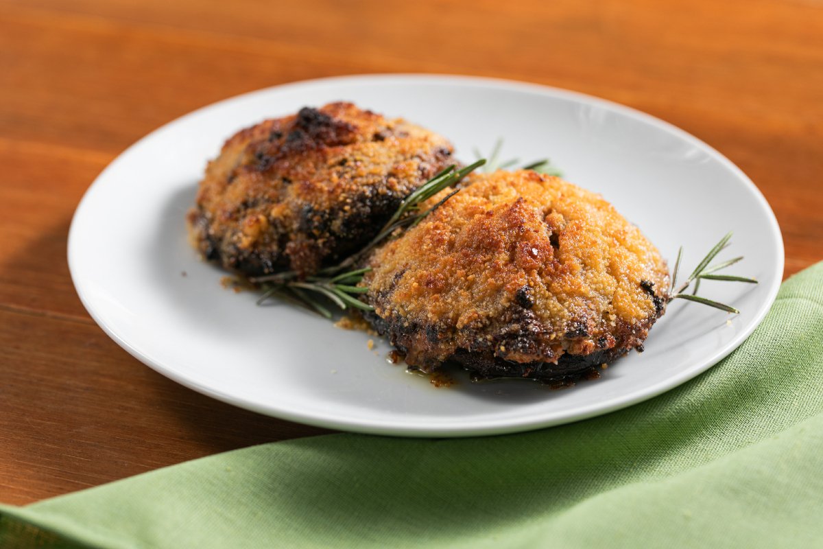Vegetarian Stuffed Portobello Mushrooms