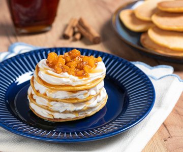 Vegan pumpkin pancakes