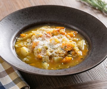 Cabbage and pumpkin soup