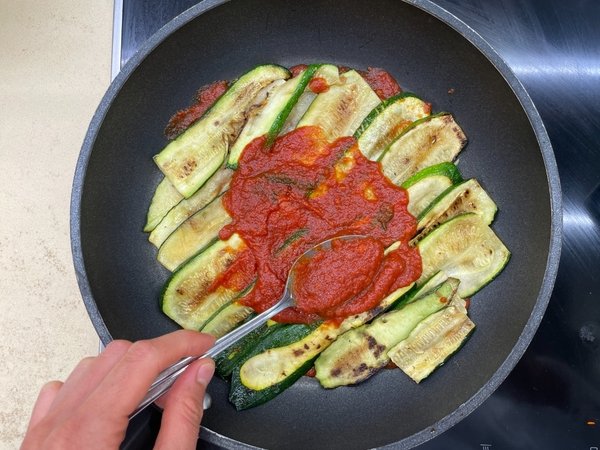 Skillet Zucchini Parmigiana - step 2